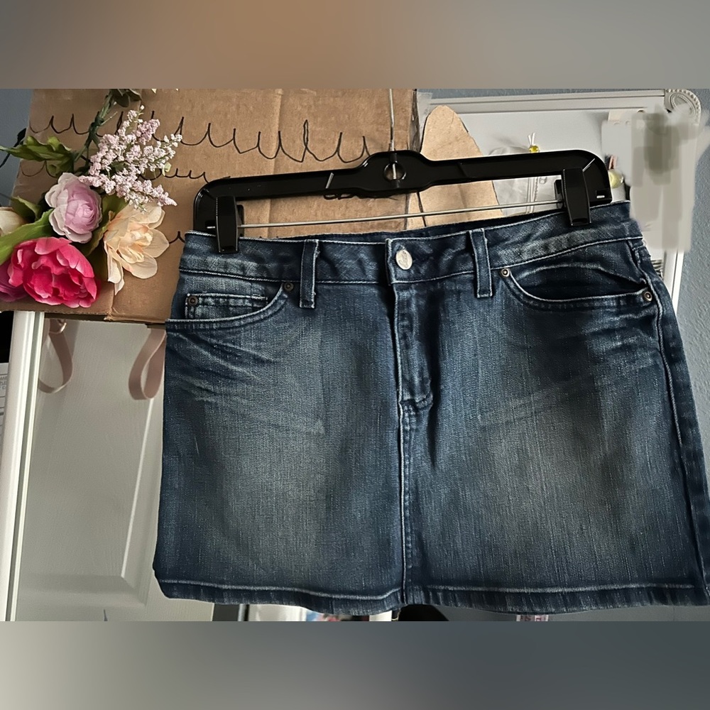 Mini Jean skirt